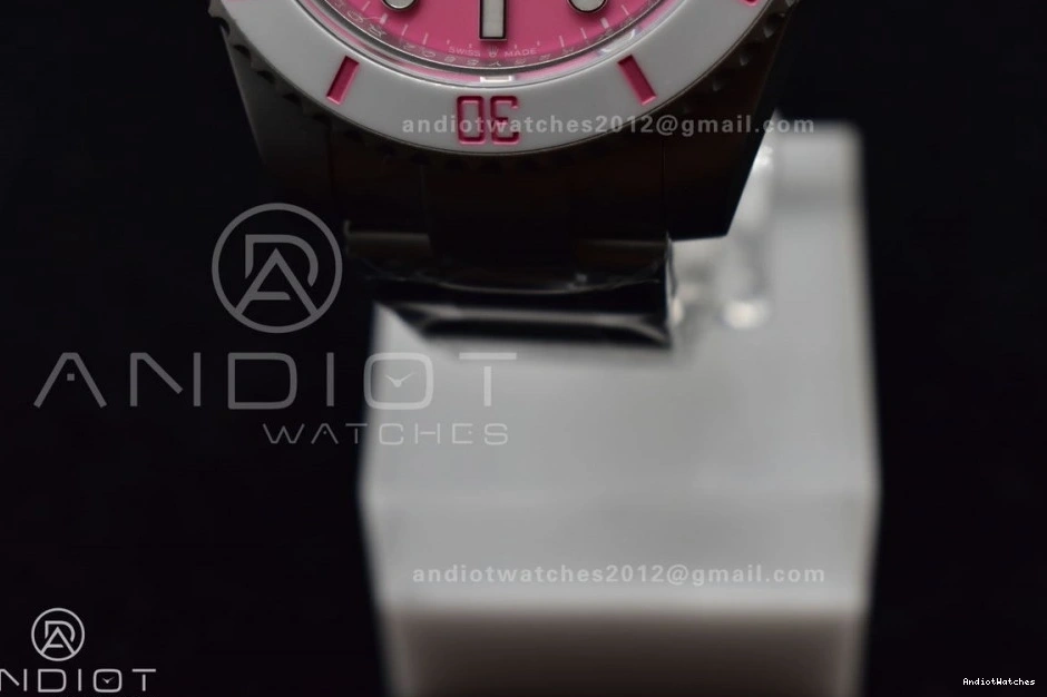 VS DIW Best Pink Edition 1:1 Sandblasted Dial VSF SS GoAnywhere Bracelet 1160 Submariner On 0830